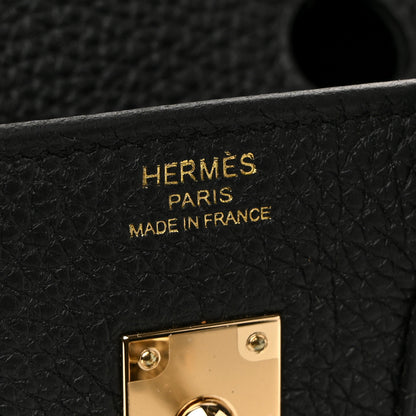 Hermes Togo Birkin 25 Black 5 of 10