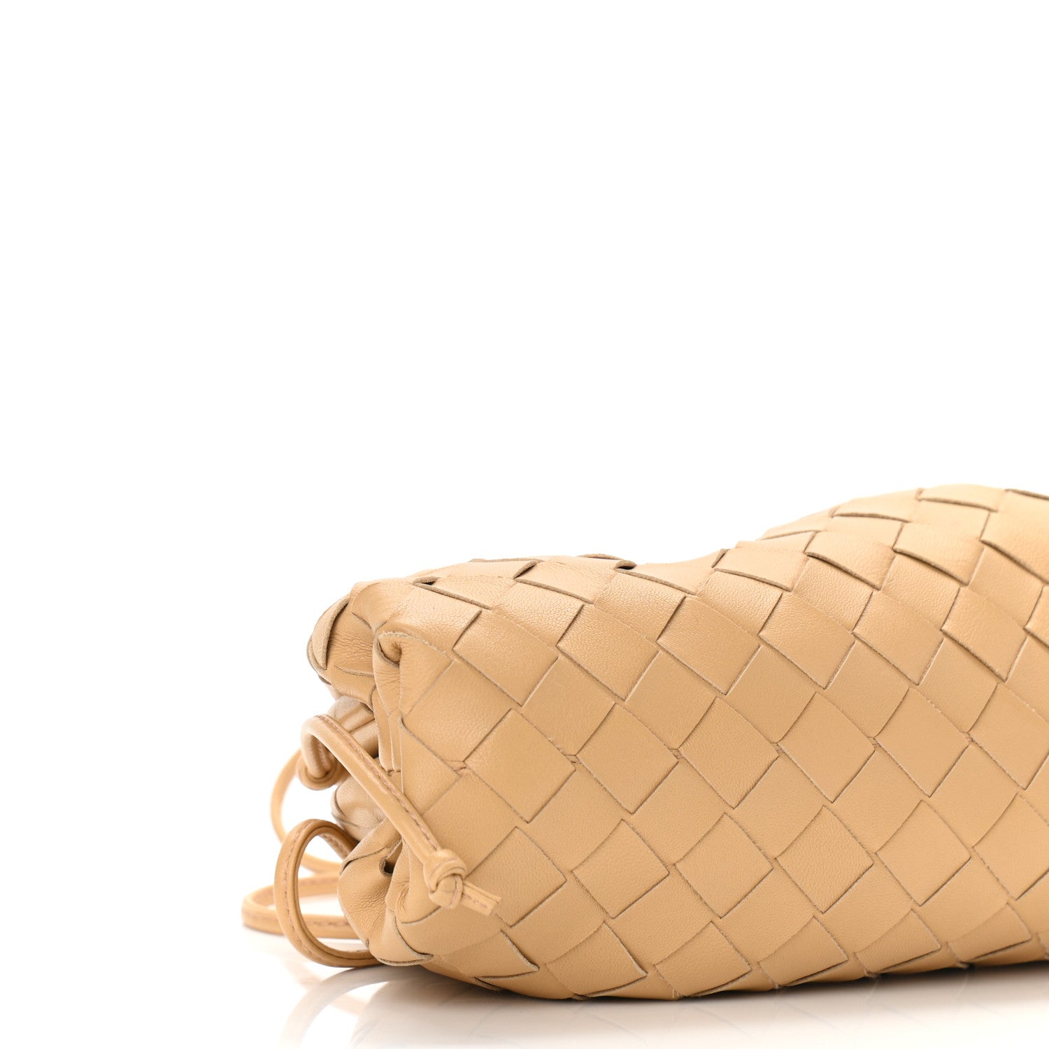 Bottega Veneta Nappa Intrecciato The Mini Pouch Almond 8 of 9