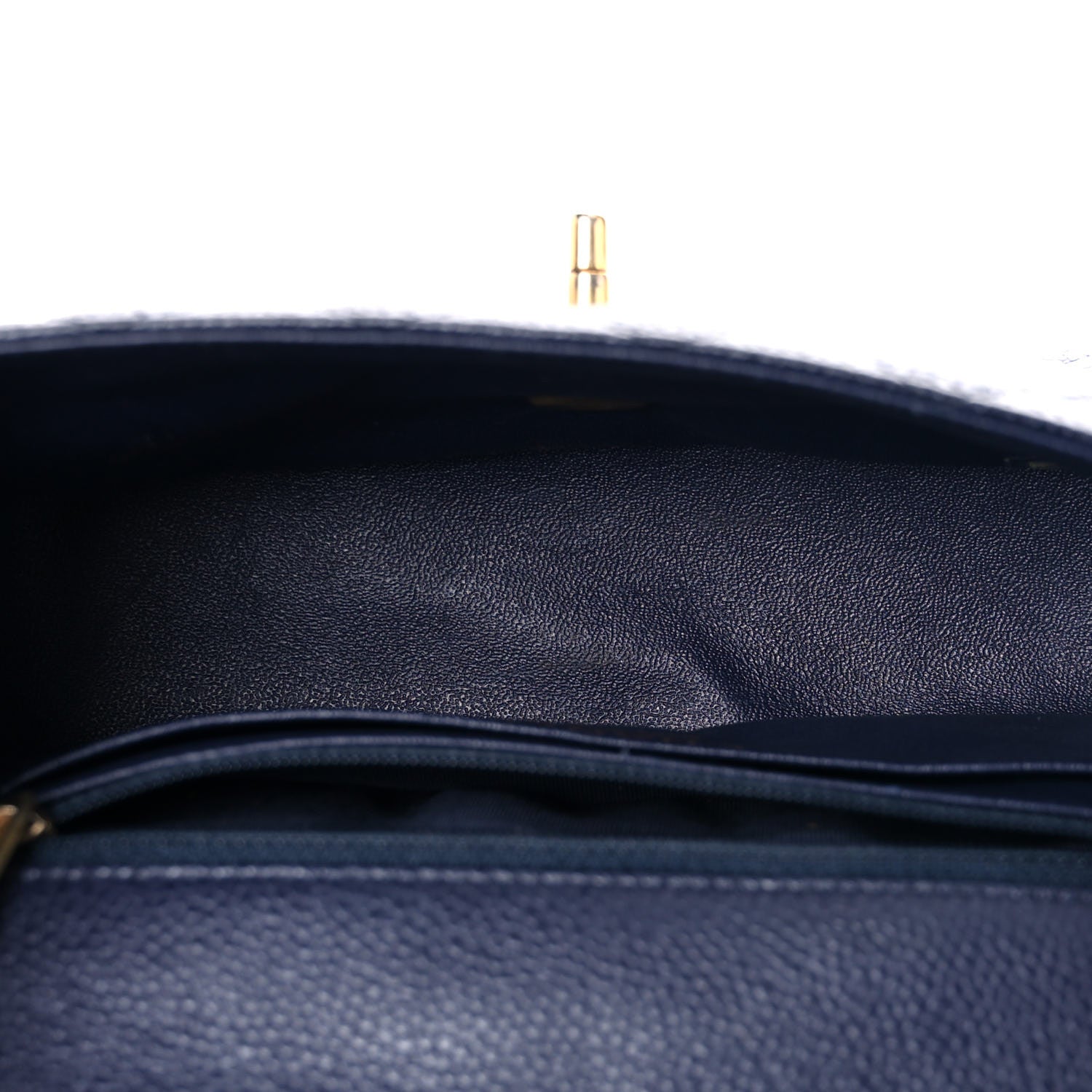 Chanel Caviar Quilted Mini Rectangular Flap Navy 5 of 9