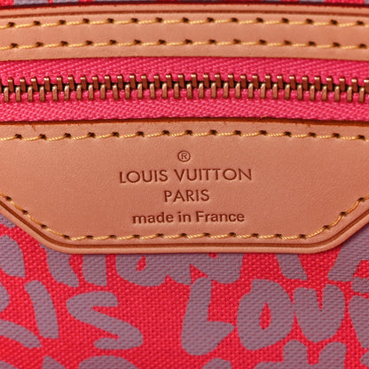Louis Vuitton Monogram Graffiti Neverfull GM Fuchsia 6 of 10