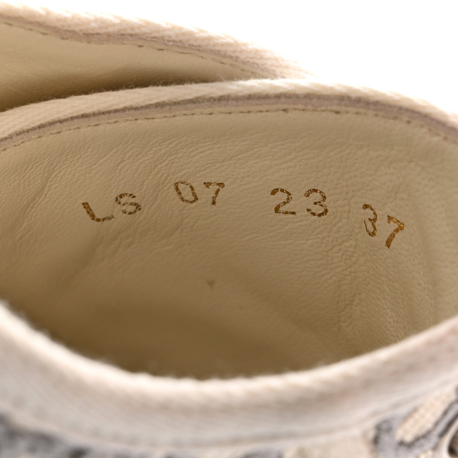 Christian Dior Canvas Oblique Canvas Oblique Walk'N'Dior Platform Sneakers 37 Grey Stone 9 of 9