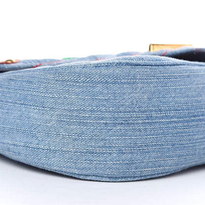 Louis Vuitton Denim New Wave Chain MM Blue 9 of 10