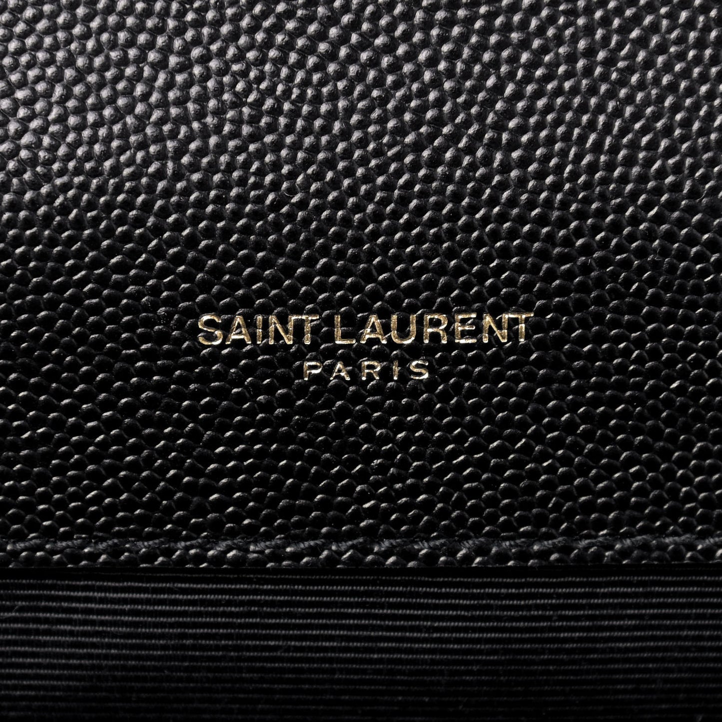 Grain De Poudre Textured Mixed Matelasse Triquilt Medium Monogram Satchel Black