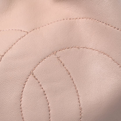 Chanel Lambskin Mini CC Drawstring Bag Light Pink 16 of 18