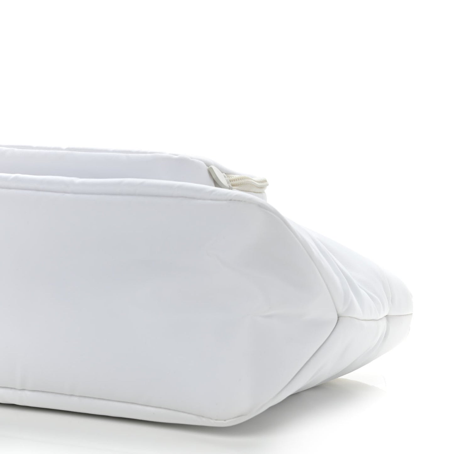 Tessuto Nylon Pocket Tote Bianco