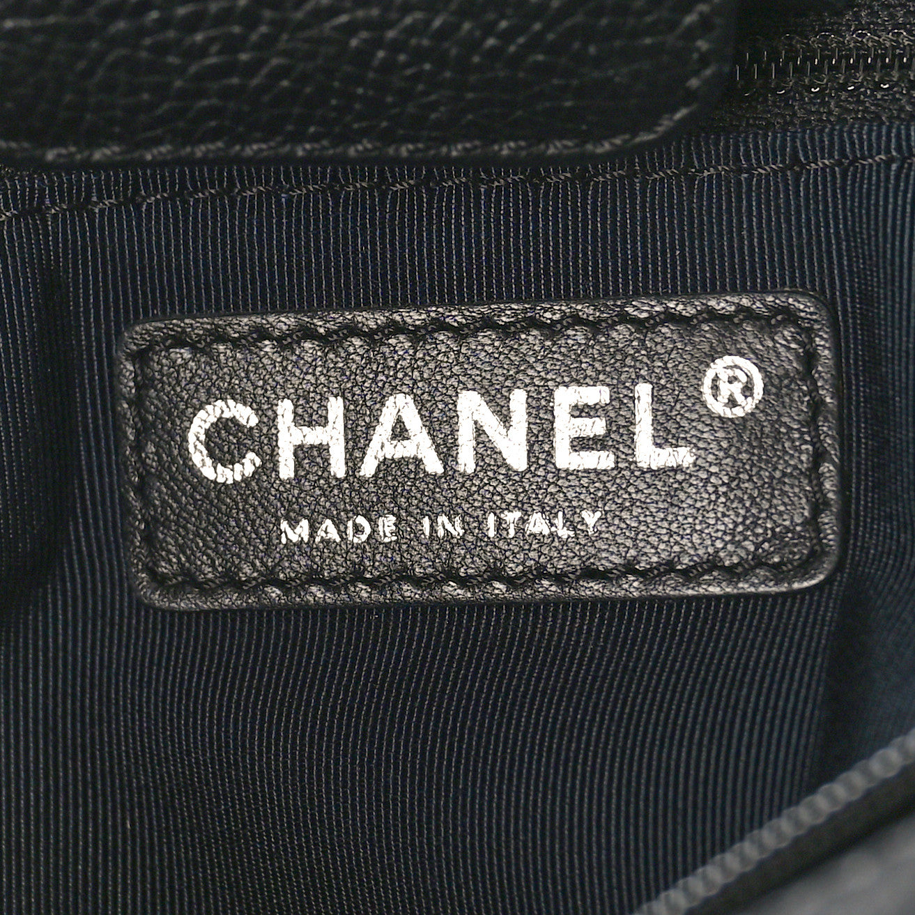 Chanel Calfskin Cerf Executive Shopper Tote Black 7 of 11