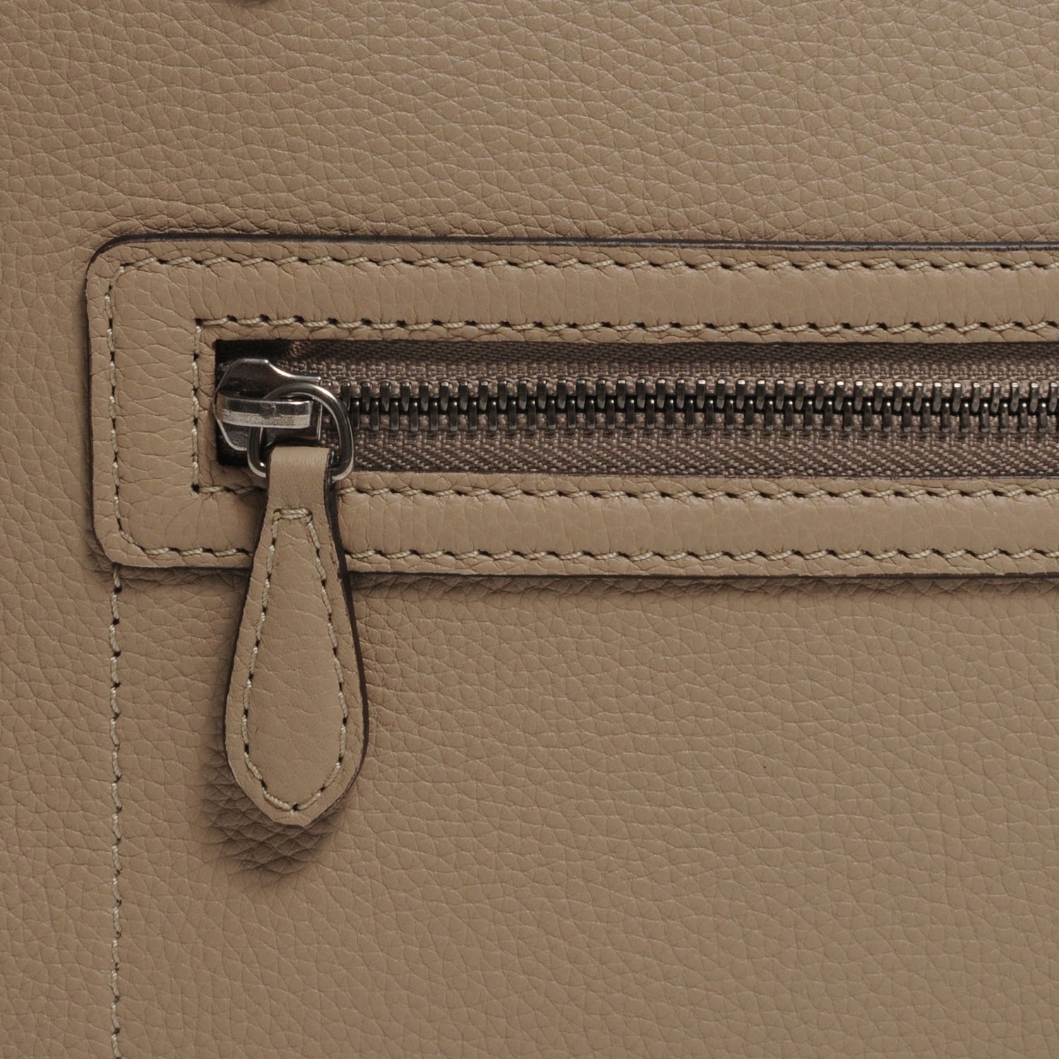 Celine Drummed Leather Medium Luggage Dune 4 of 9