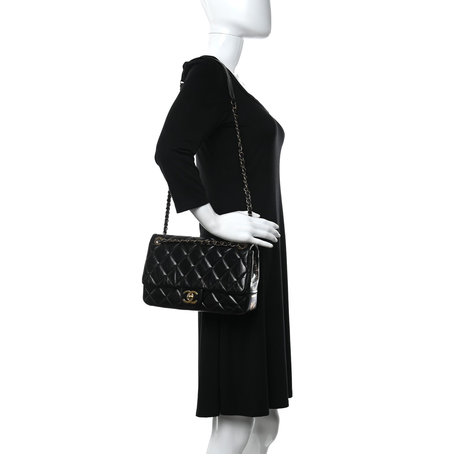 Chanel Hot Stamping Calfskin Tale Of Salzburg Flap Black 2 of 9