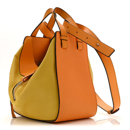 Loewe Calfskin Small Hammock Shoulder Bag Mandarin Yellow 3 of 10