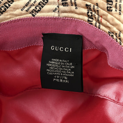 Gucci Silk Stamp Print Bucket Hat 8 of 8