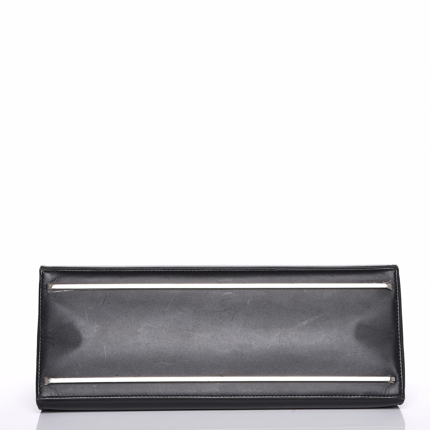 Smooth Calfskin Le Dix M Cartable Shoulder Bag Black