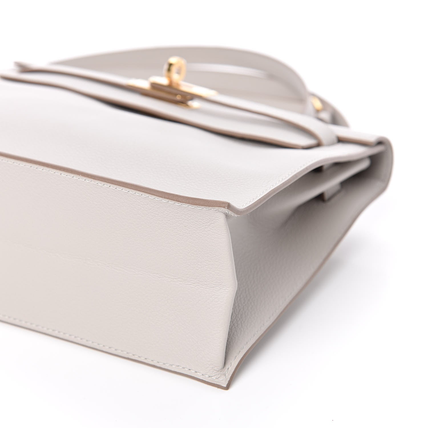 Hermes Evercolor Kelly Danse II Belt Bag Gris Perle 9 of 11