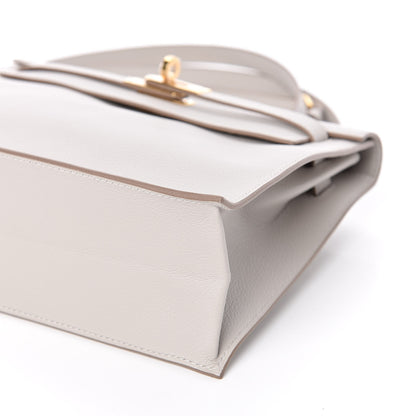 Hermes Evercolor Kelly Danse II Belt Bag Gris Perle 9 of 11