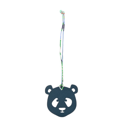 Hermes Epsom Togo Petit H Panda Bag Charm Multicolor 1 of 4