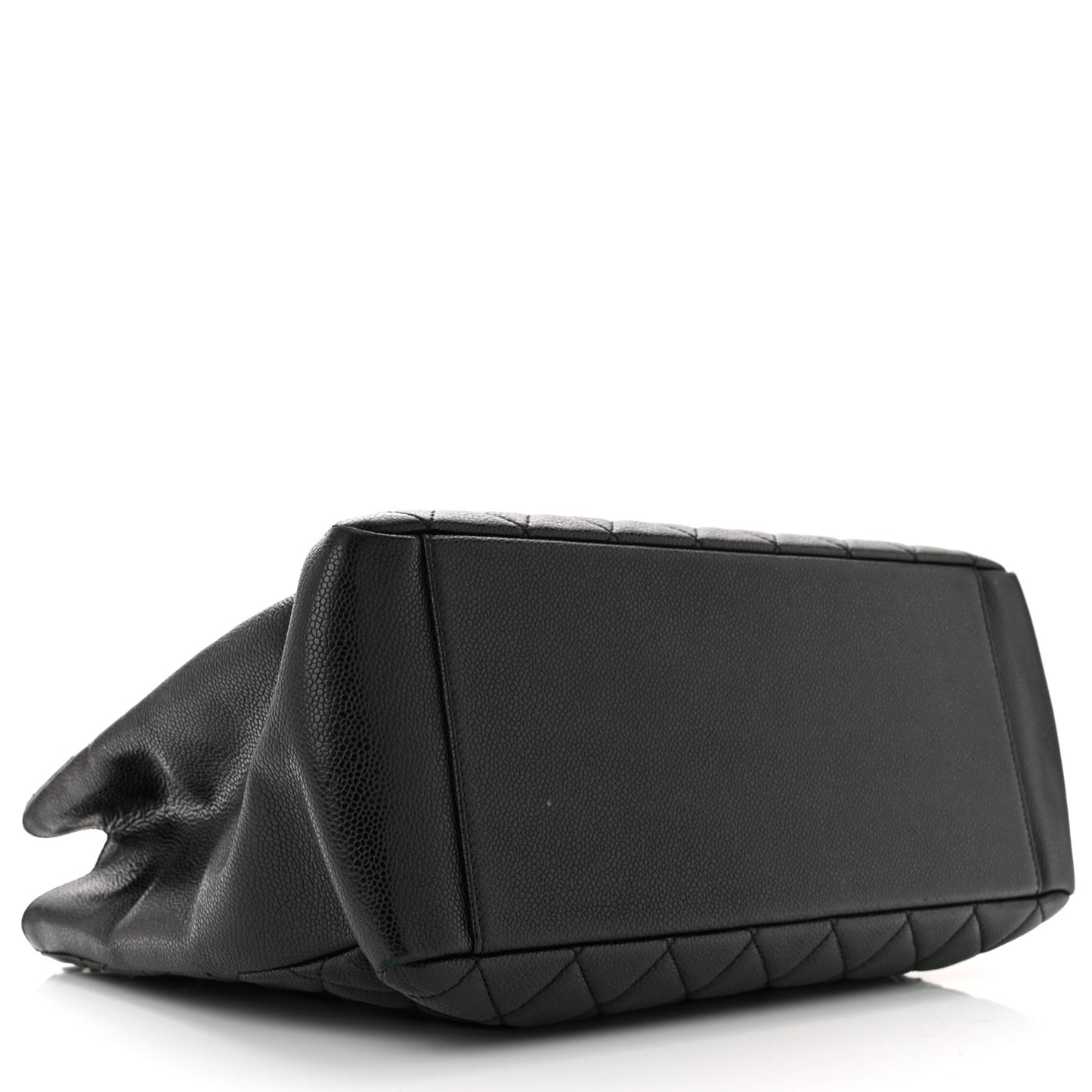 Caviar Quilted Grand Shopping Tote GST Black