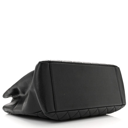 Chanel Caviar Quilted Grand Shopping Tote GST Black 4 of 10