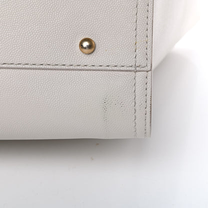 Chanel Caviar Medium Studded Deauville Tote Beige 13 of 15