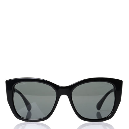 Chanel Acetate Butterfly Signature CC Sunglasses 5429 Black 2 of 5