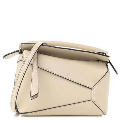 Loewe Goatskin Mini Puzzle Edge Bag Angora 1 of 10