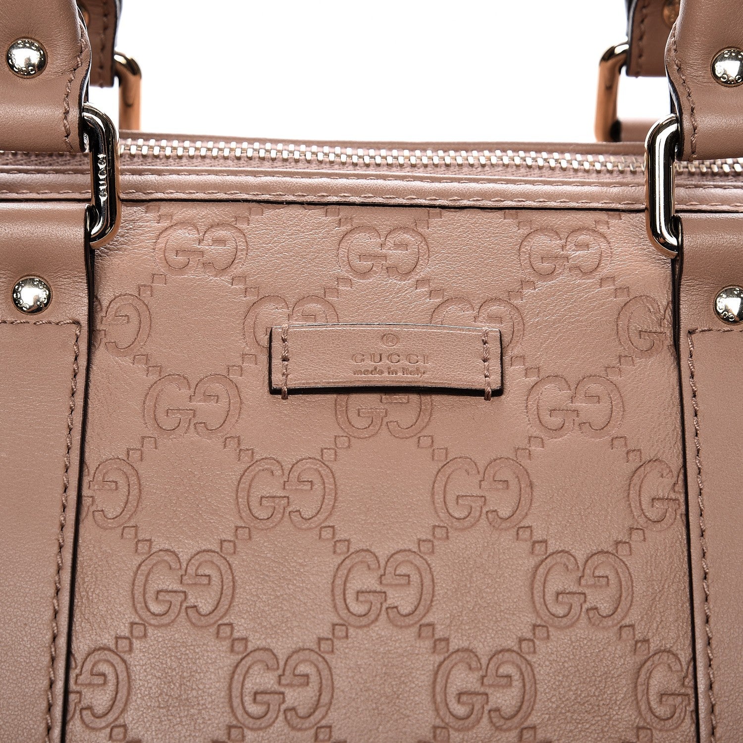 Gucci Guccissima Medium Joy Boston Winter Rose 8 of 9