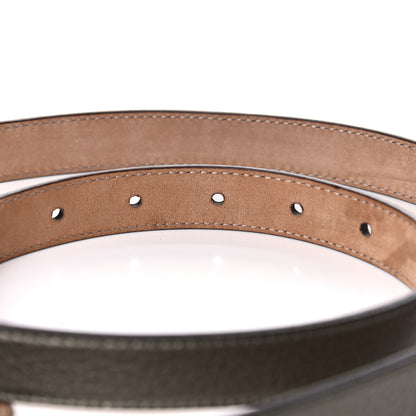 Gucci Metallic Calfskin Crystal Interlocking G Belt 95 38 Sasso 4 of 6
