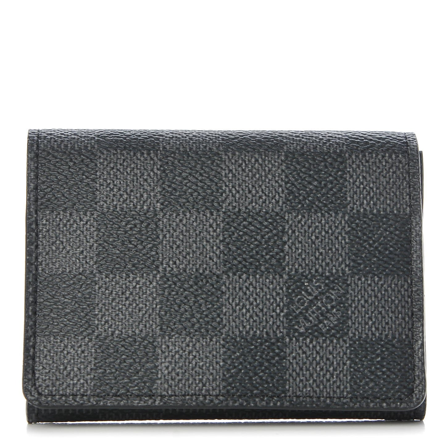 Damier Graphite Enveloppe Carte De Visite