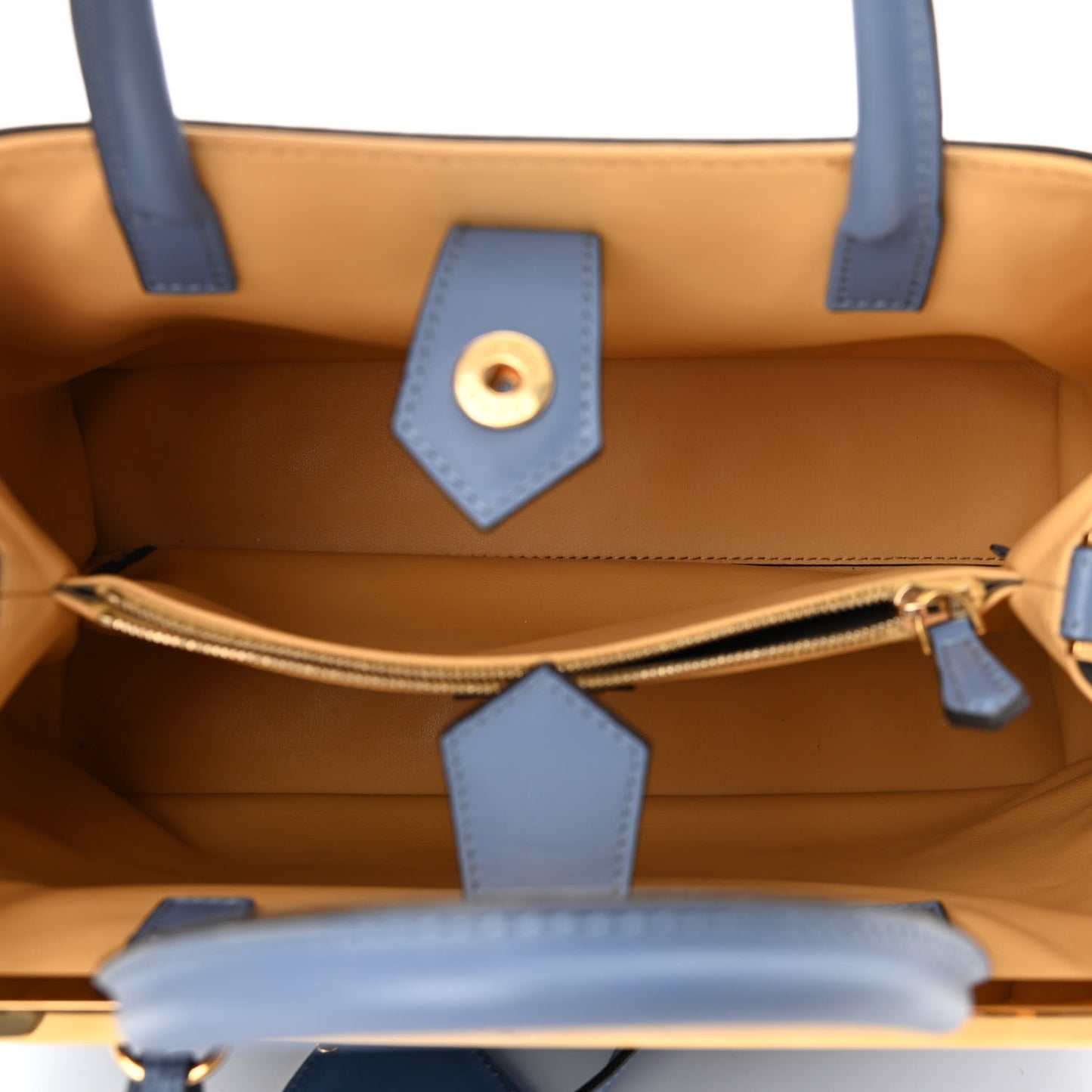 Vitello Dolce Century Petite 2Jours Tote Blue