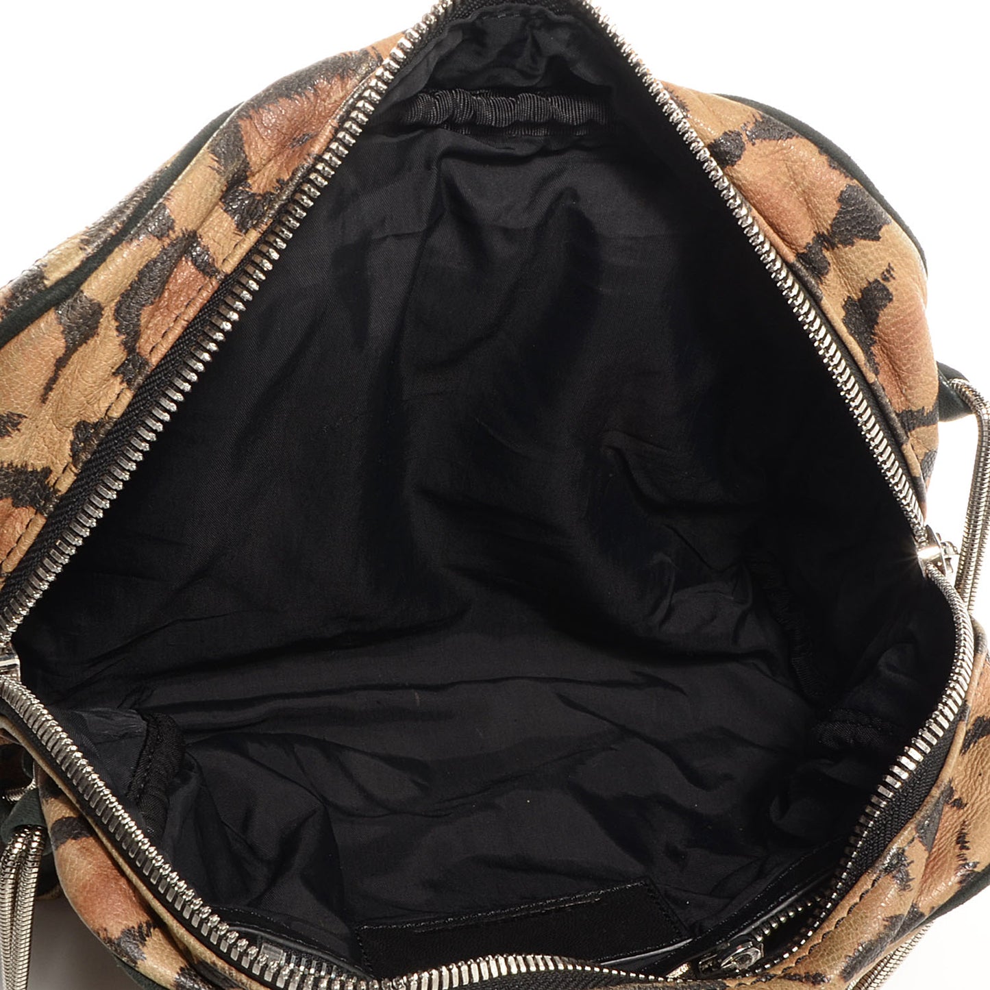 Goatskin Leopard Print Brenda Chain Bag