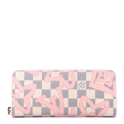 Louis Vuitton Damier Azur Tahitienne Clemence Wallet 1 of 9