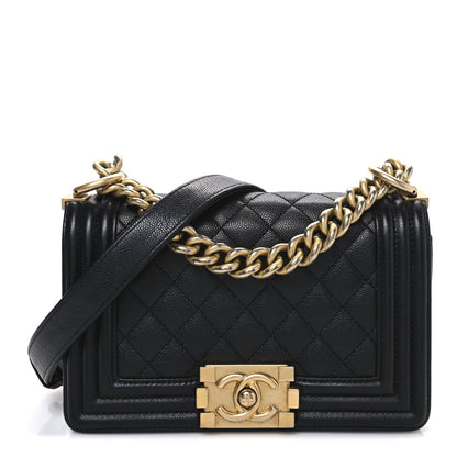 Chanel Caviar Quilted Small Boy Flap Black 1 of 11