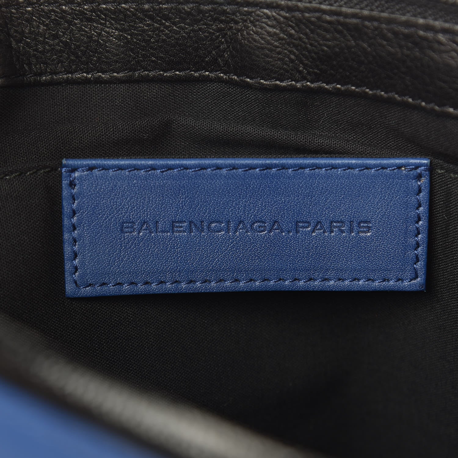Balenciaga Nylon Calfskin Classic Hardware Large Clip Bleu Mineral 6 of 9