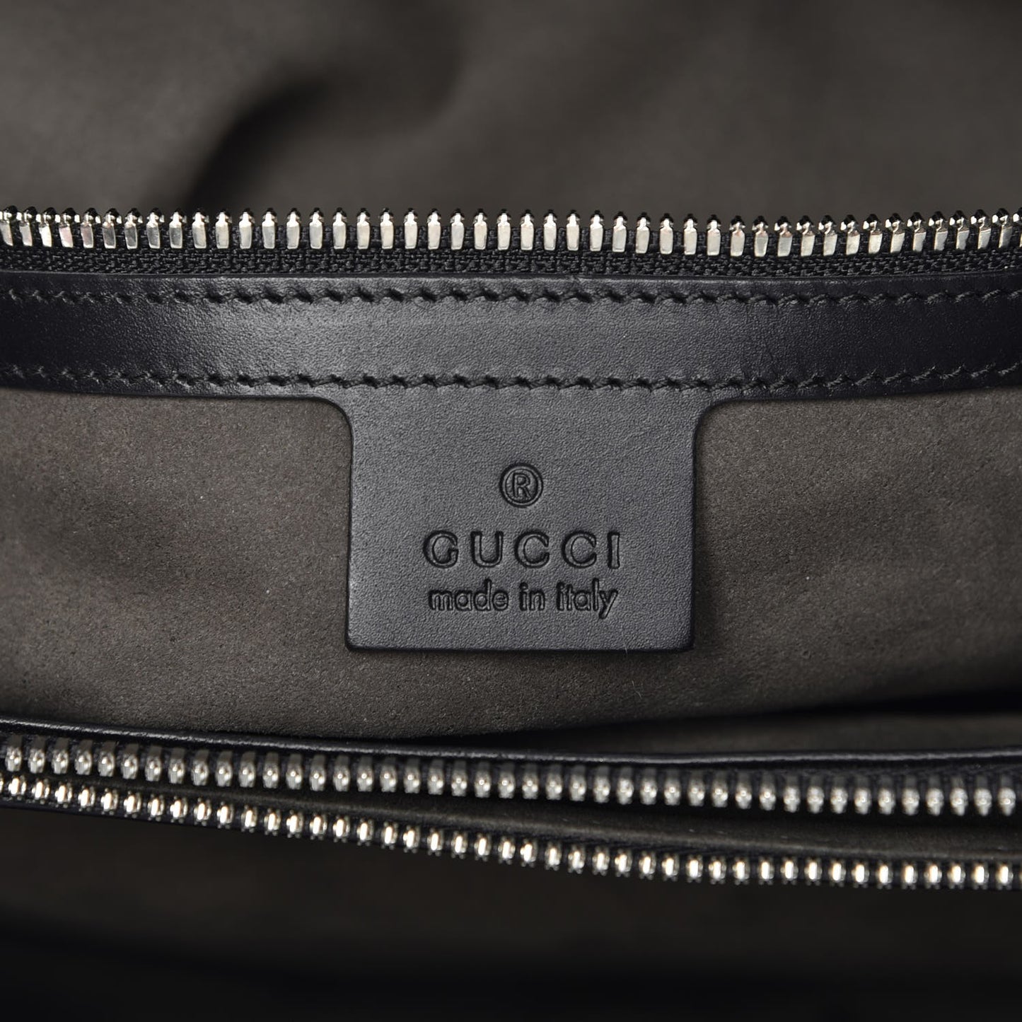 GG Supreme Monogram Caleido Vertical Tote Black