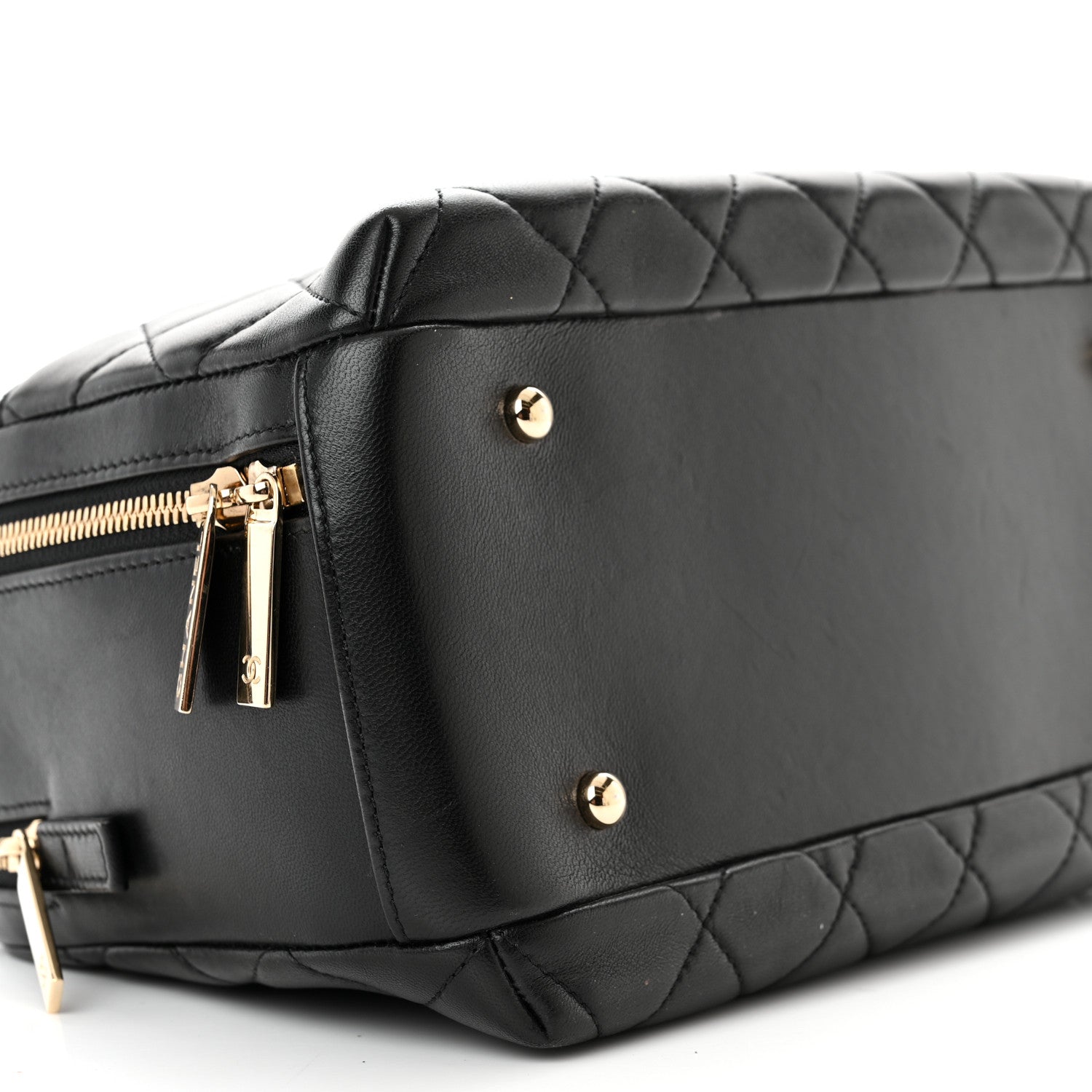 Chanel Lambskin Quilted Medium Trendy CC Bowling Bag Black 10 of 12