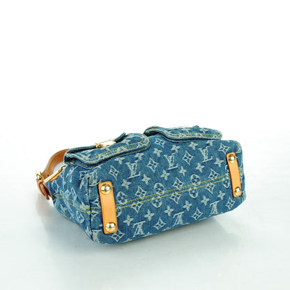 Louis Vuitton Monogram Denim Baggy PM Blue 4 of 7