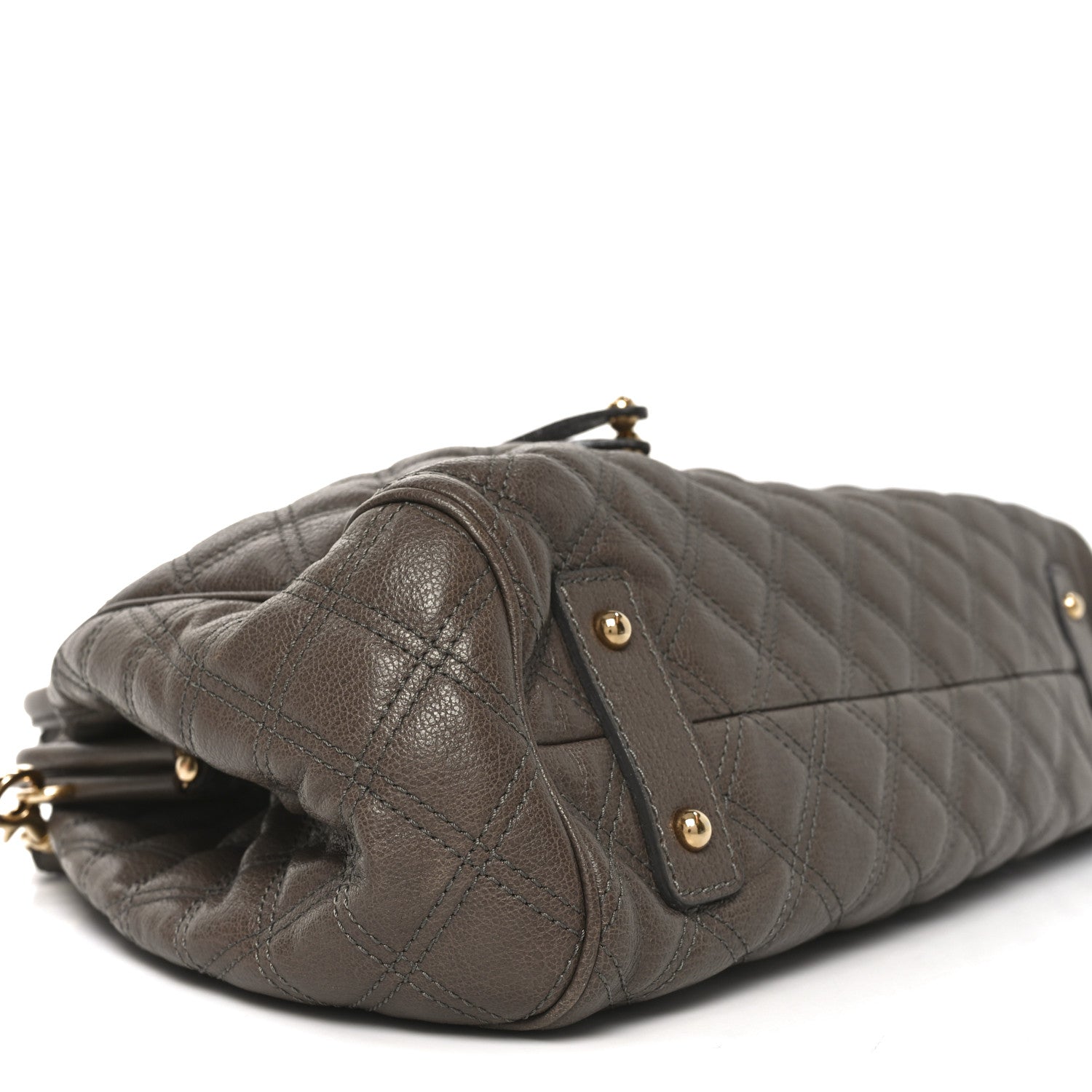 Marc Jacobs Calfskin Quilted Stam Brown 14 of 17