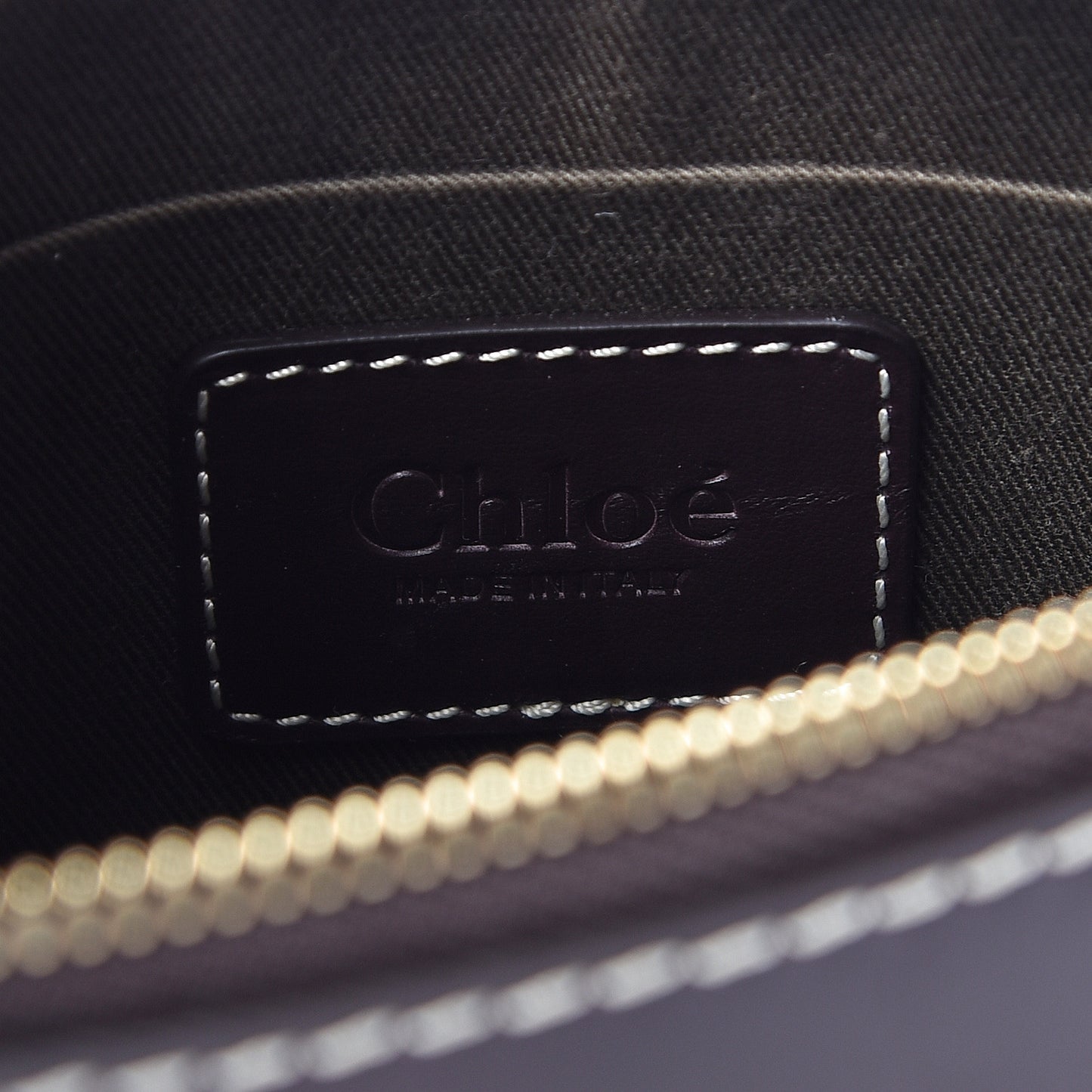 Shiny Calfskin Small Marcie Saddle Shoulder Bag Black Raisin