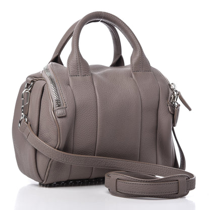 Alexander Wang Pebbled Lambskin Rockie Mink Silver Hardware 3 of 8