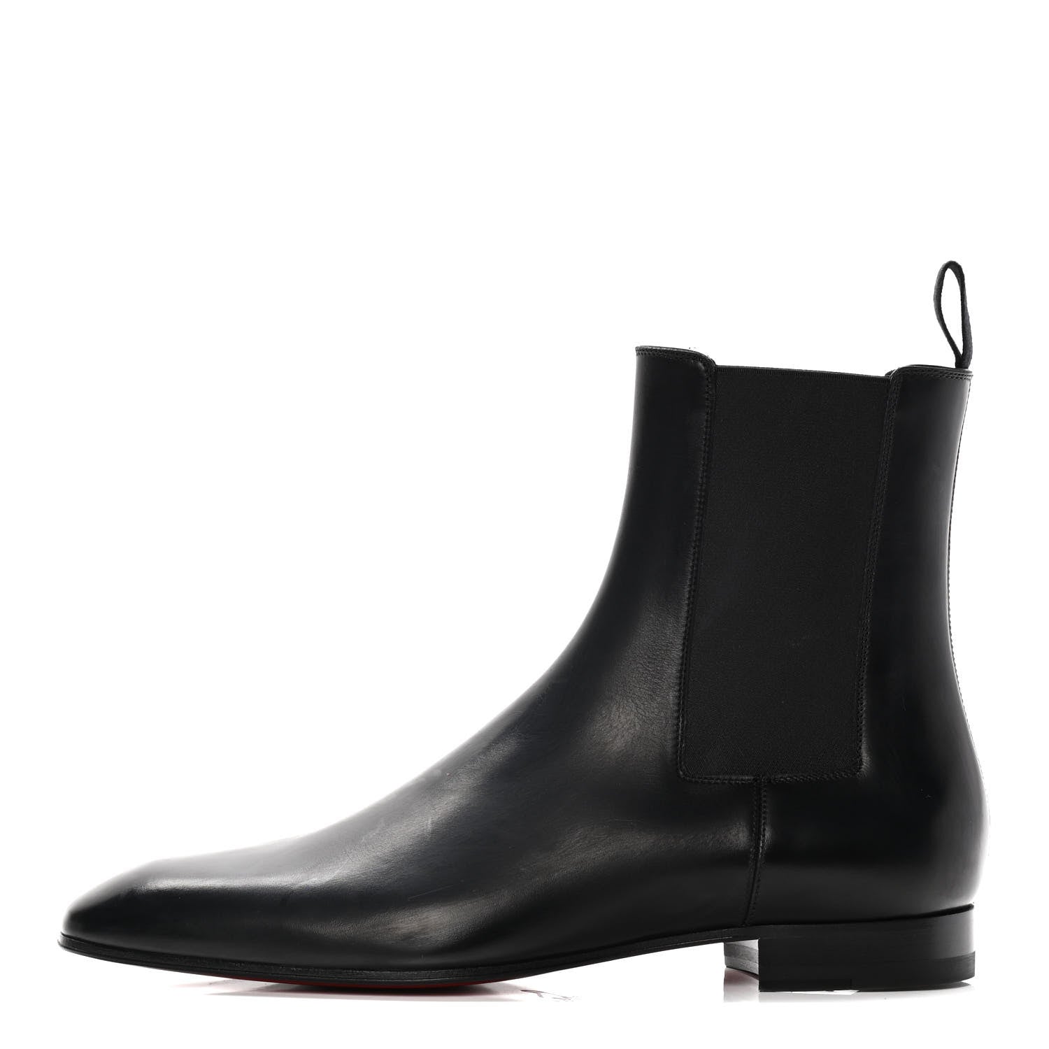 Christian Louboutin Calfskin Roadie Flat Chelsea Boots 40 Black 1 of 14