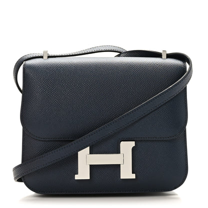 Hermes Epsom Constance 18 Bleu Indigo 1 of 10
