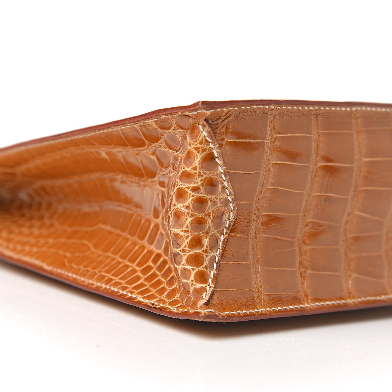 Hermes Shiny Alligator Lucy Tote 6 of 7