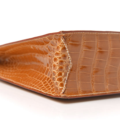 Hermes Shiny Alligator Lucy Tote 6 of 7