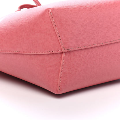 Mansur Gavriel Saffiano Mini Mini Bucket Bag Blush 9 of 10