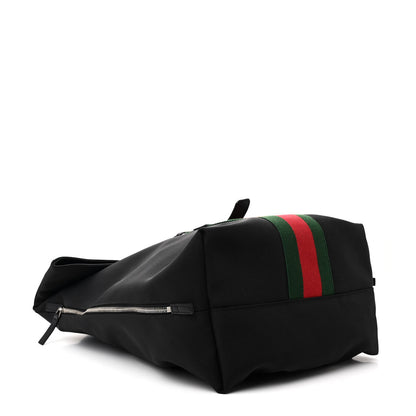 Gucci Techno Canvas Web Single Buckle Backpack Black 4 of 13