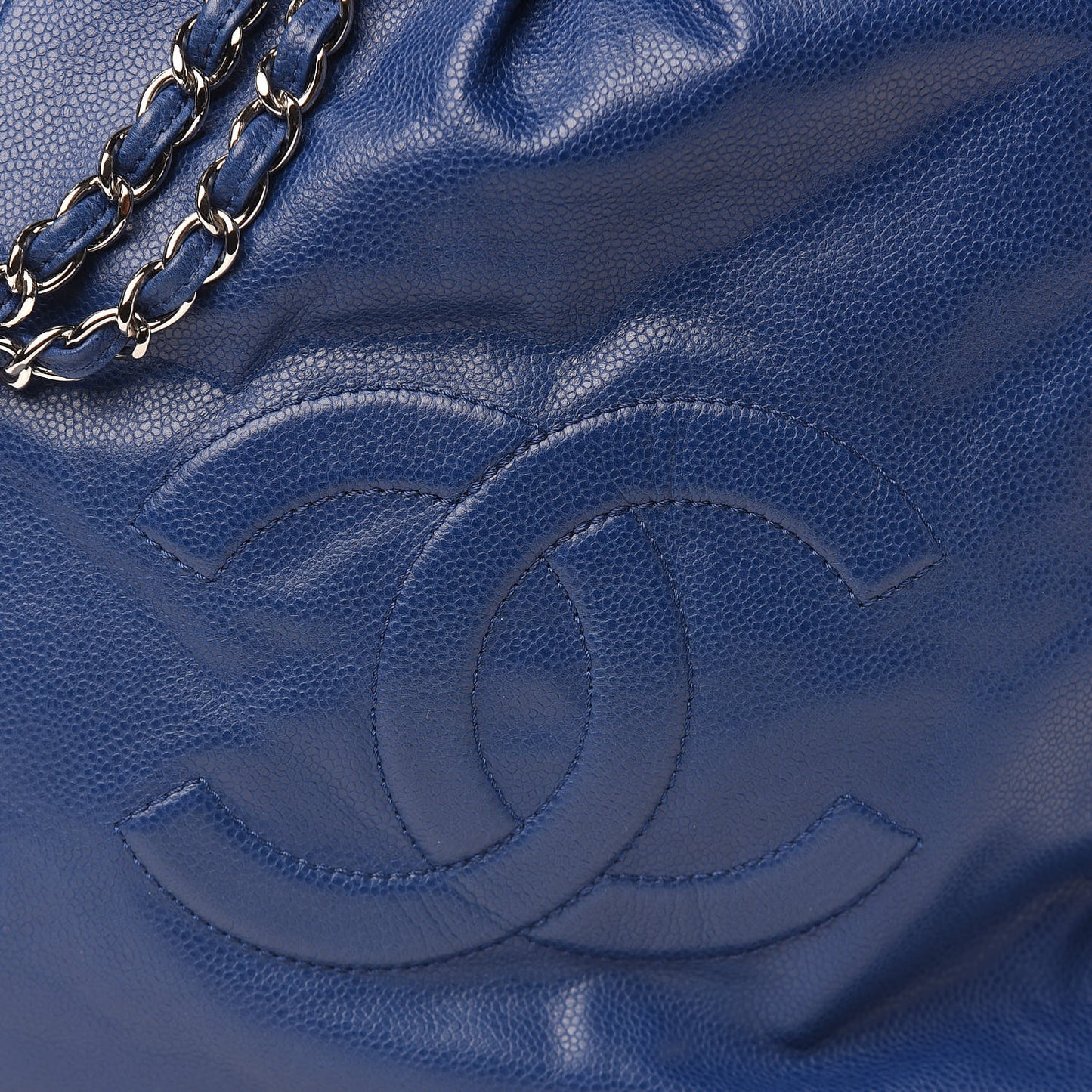 Caviar 31 Drawstring Tote Dark Blue