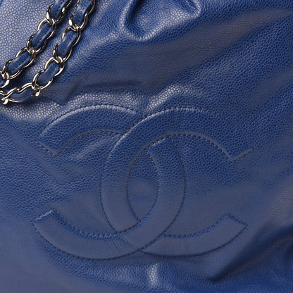 Chanel Caviar 31 Drawstring Tote Dark Blue 10 of 10