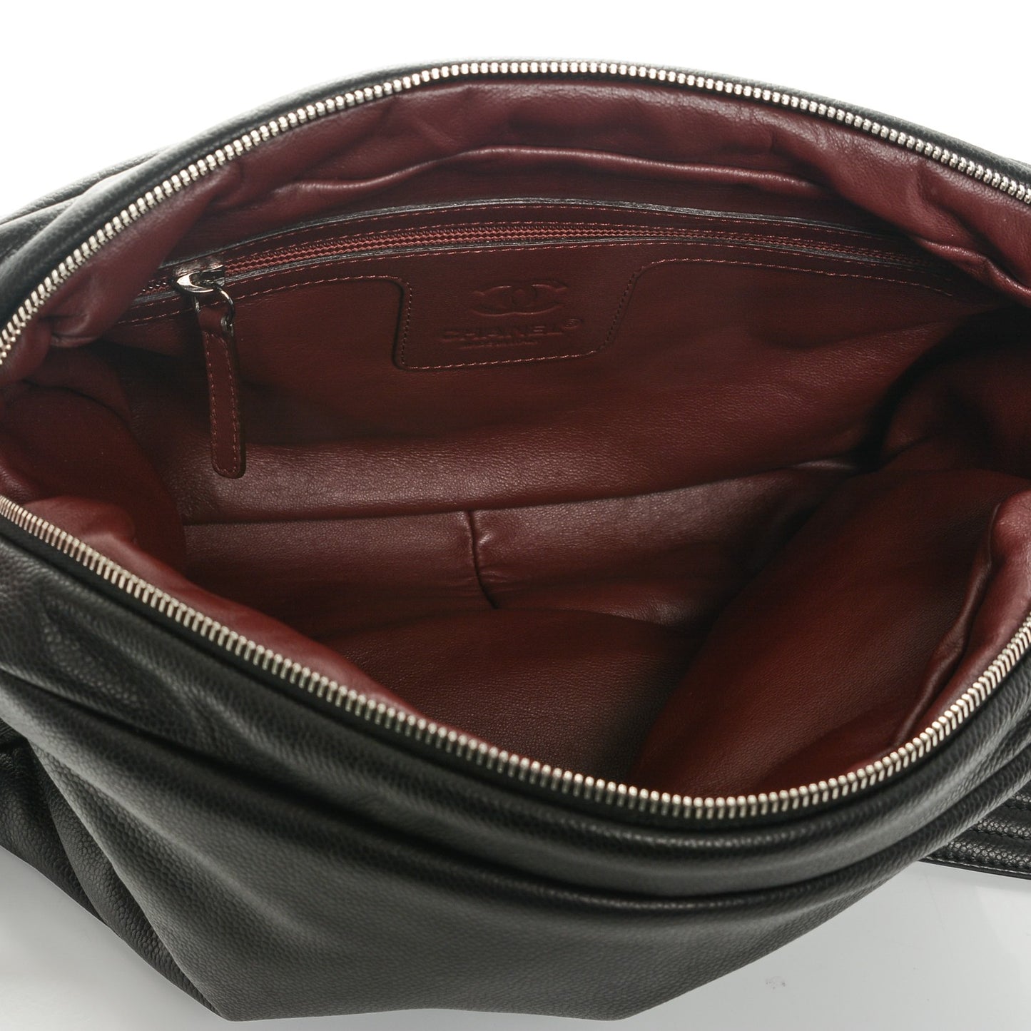 Caviar Quilted Coco Cocoon Messenger Black