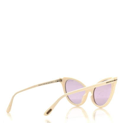 Tom Ford Evelyn-02 TF820 Cat Eye Sunglasses White 4 of 7