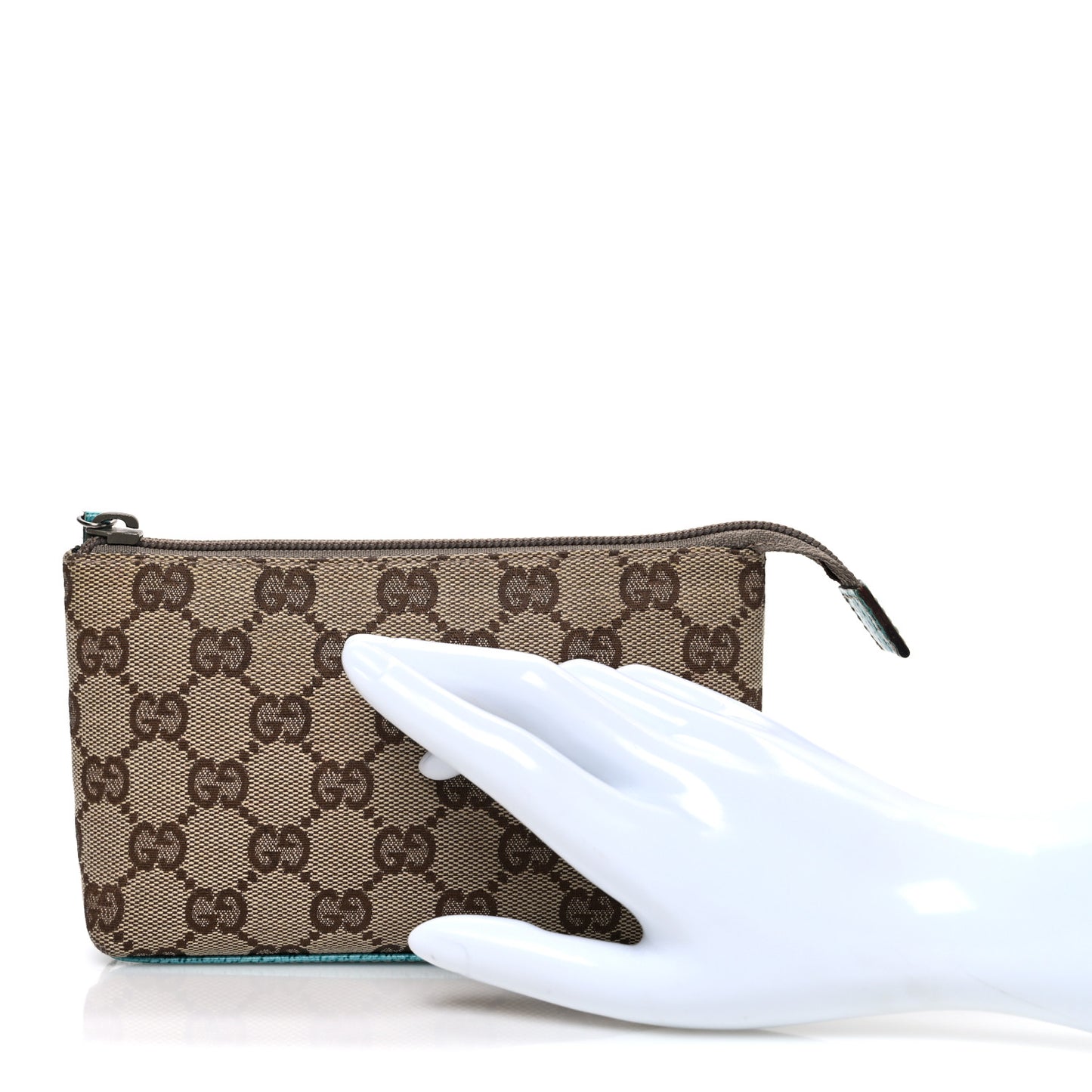 Monogram GG Cosmetic Case Turquoise