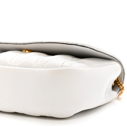 Versace Nappa Quilted Virtus Evening Bag White 9 of 9
