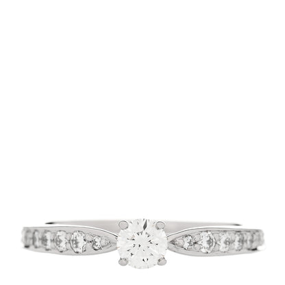 Tiffany Platinum Diamond .21ct Round Brilliant Harmony Engagement Ring 50 5.5 1 of 5